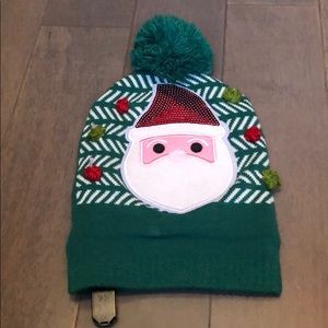 Santa hat that lights up!